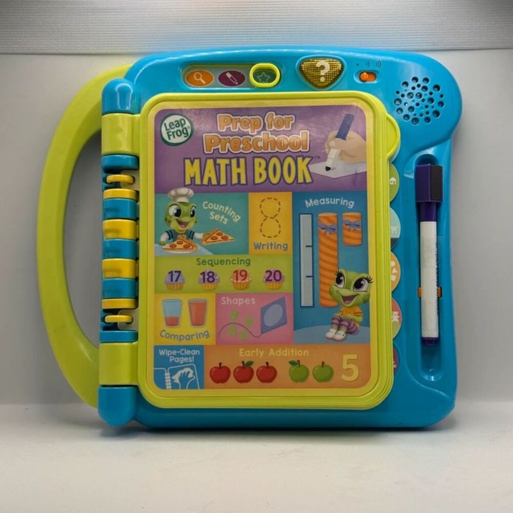 LeapFrog Prep for Preschool Math Book – Interactive Learning Toy